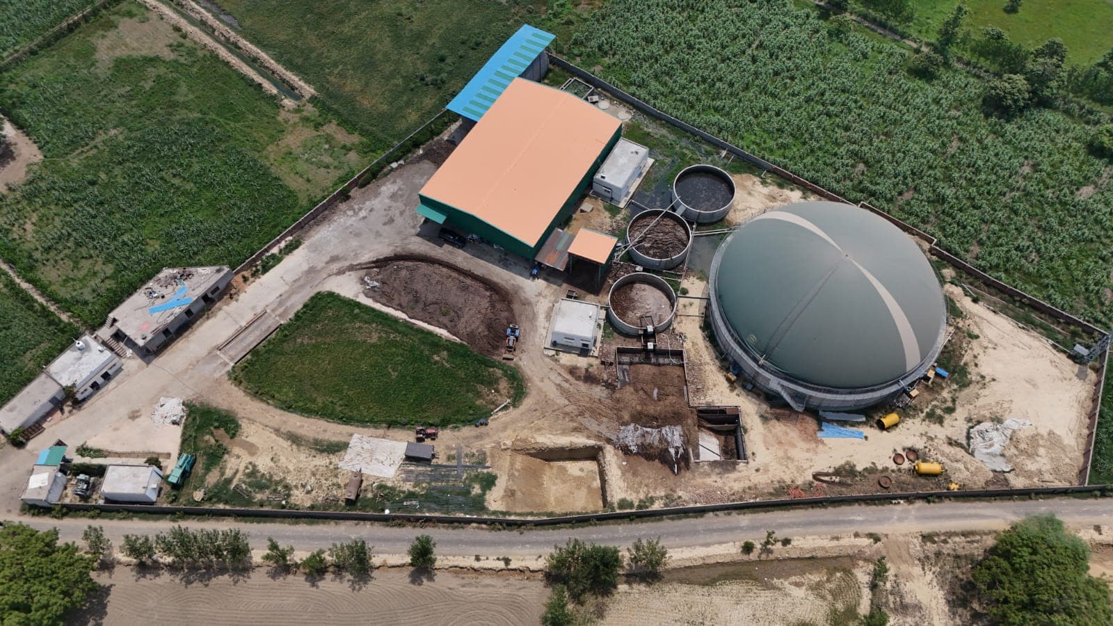 Commissioned Buland Bio Gas plant in Bulandshahr, Uttar Pradesh